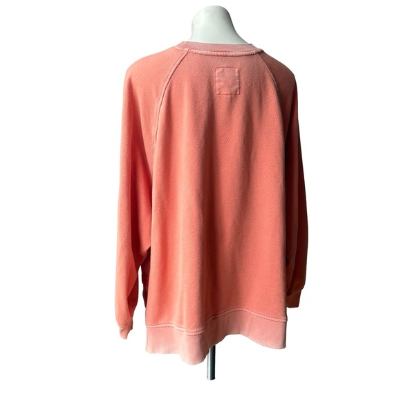 Aerie Beach Party Crew Sweatshirt, Orange Sz XL - Picture 9 of 15